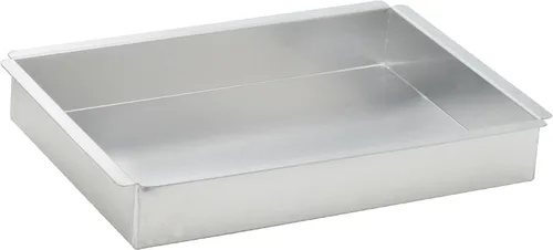 Vista 7 de WINCO Molde cuadrado antiadherente para tartas, 8 x 8 pulgadas, acero aluminizado