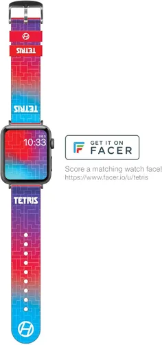 Vista 3 de Banda de liberación rápida oficial Tetris para relojes inteligentesrelojes tradicionales (Hyper Gradient) - Hyperkin
