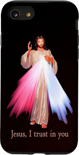 Vista 18 de Funda para iPhone 13 Pro Max Jesús con la que confío en ti Divina Misericordia Misericordiosa Jesús