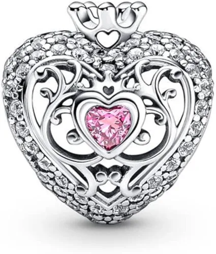 Vista 4 de Erizteya LoveHeart Charm for Bracelets 934 Sterling Silver Pendant for Womens Bracelets NecklacesHappy Birthday Mothers Day Jewelry Women Girls Gifts