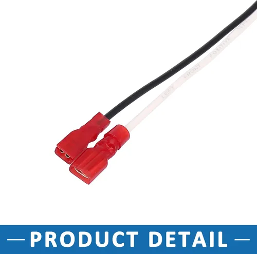 Vista 6 de Adaptador de cable de altavoz de coche 72-8104 arnés de conector para Toyota Corolla 1993-2015 plástico blanco (juego de 4)