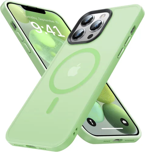 Vista 7 de Funda magnética diseñada para iPhone 13 Pro [compatible con Magsafe] [protección contra caídas de grado militar] Funda protectora a prueba de golpes