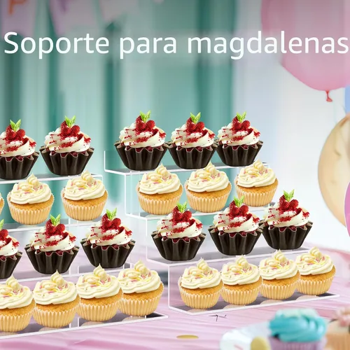 Vista 7 de bigantss Estante acrílico de 9 pulgadas para organizador de perfumes, estantes Funko POP de 4 niveles, organizador de colonia, soporte de exhibición