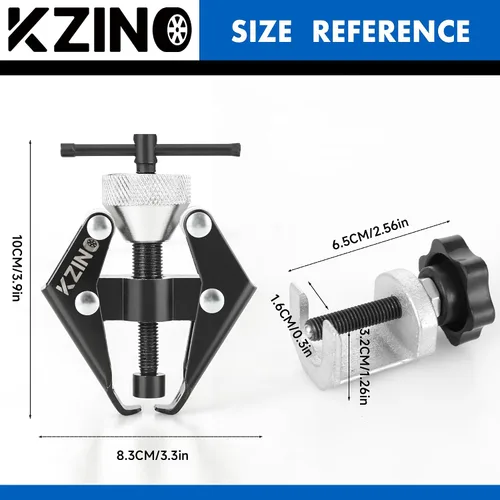 Vista 6 de KZINO - Kit de extracción de terminal de batería y cojinete de brazo resistente, herramienta de extracción de limpiaparabrisas, herramienta
