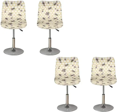 Vista 218 de American Eagle - Juego de 2 fundas para taburetes de bar para sillas de comedor, impermeables, antideslizantes, tamaño universal