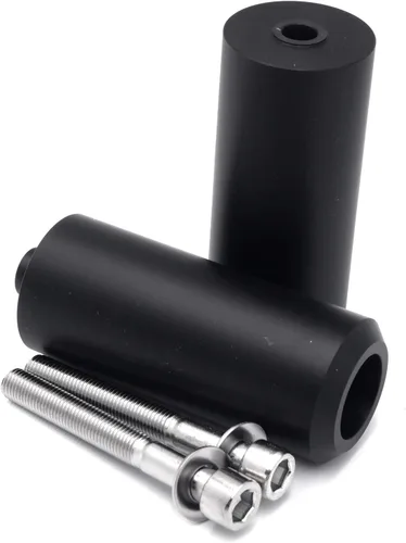 Vista 15 de Protector de deslizamiento de marco con puntas, protector contra caídas, aluminio negro para Yzf 600R Thundercat 96-07 [N/P: MT290-012]