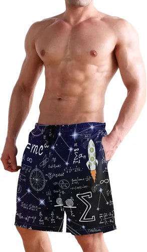 Vista 6 de Sinestour - Bañador para hombre, secado rápido y manuscrito a mano, mulas