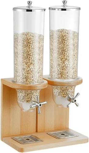 Vista 9 de Dispensador de cereales para encimera, grandes recipientes de cereales, dispensador de almacenamiento de 3.5L/7L/10.5L, dispensador de alimentos
