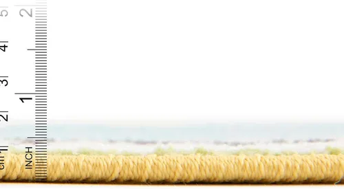 Vista 2 de Unique Loom Whimsy Kids Collection - Alfombra de área con animales (rectangular, 2 pies 2 pulgadas x 2 pies 11 pulgadas, marfil/amarillo)