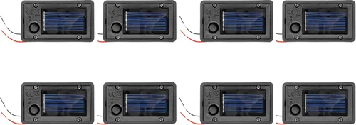 Vista 10 de Caja de batería, luz de linterna solar, piezas de repuesto para faroles colgantes al aire libre, contenedor, lámpara solar para el hogar, lámpara
