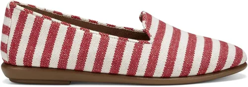 Vista 7 de Aerosoles Mocasines planos de moda para mujer, Rojo con rayas
