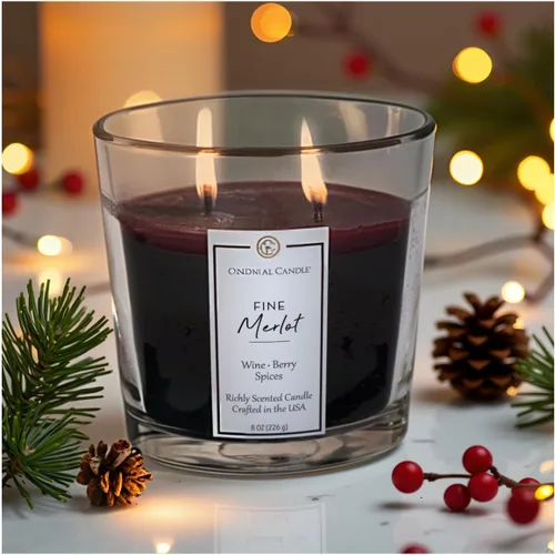 Vista 55 de Colonial Candle Vela perfumada de vainilla ámbar, velas altamente perfumadas para el hogar, vela de cera moteada, 2 mechas, 8 onzas, fabricada