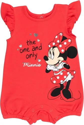 Vista 3 de Disney Minnie Mouse Winnie the Pooh Baby Girls - Mameluco de peluche y sombrero de sol recién nacido a bebé