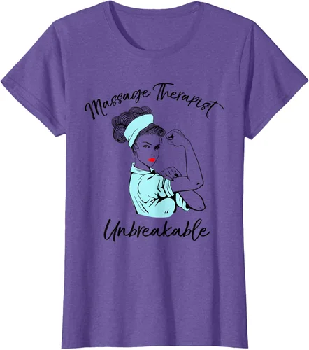 Vista 17 de Camiseta de masaje irrompible para terapeuta de masaje, Blanco, S