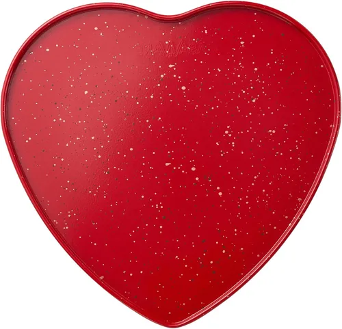 Vista 7 de casaWare Heart Springform - Sartén de 10 pulgadas, revestimiento de cerámica, antiadherente, granito rojo