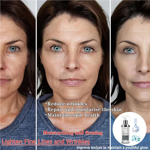 Vista 2 de Hidratante facial. Suero facial de solución de stock. Suero de envejecimiento para la cara 【Paquete de prueba 1 botella】lt solo puede aligerar