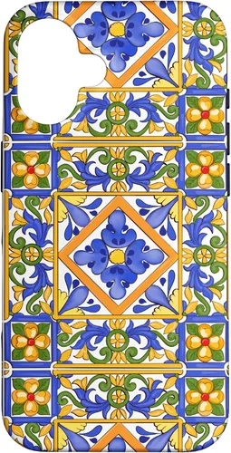 Vista 32 de Sicilian,Italian,Summer,Tiles,Mosaic,Majolica Art Case for iPhone 17