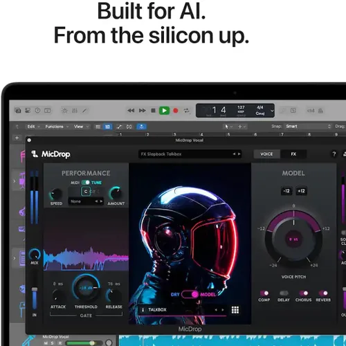 Vista 4 de Apple MacBook Pro de 14 pulgadas con chip M5, CPU de 10 núcleos y GPU de 10 núcleos, finales de 2025 - Negro espacial, estándar, memoria de 32 GB