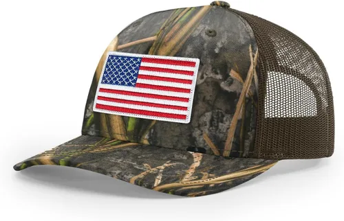 Vista 126 de Joe's USA Richardson 112 - Gorras de camionero con parche gráfico personalizado - Gorras estructuradas de cinco y seis paneles Richardson Premium