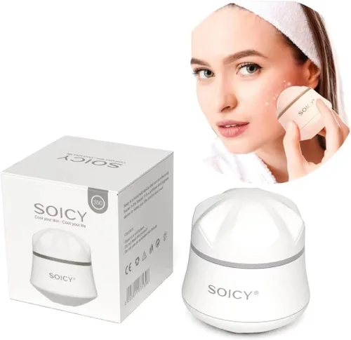 Vista 10 de Rodillo de hielo para cara, rodillo facial de hielo, herramientas de terapia de frío, rodillo de hielo facial frío masajeador para hinchazón ocular