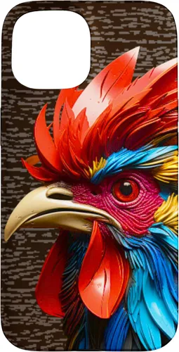 Vista 6 de Funda para teléfono iPhone XR Gallo Gallo de granja Animal Art Rooster