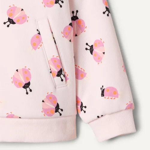 Vista 3 de Tienda Essentials x Sofia Grainge - Sudadera unisex con capucha y cremallera para niños pequeños y bebés