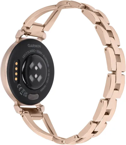 Vista 2 de C2D JOY Correas de acero inoxidable compatibles con Garmin Lily/Lily 2 (activo) Smartwatch Correa de repuesto para mujer, pulsera elegante