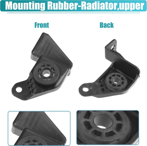 Vista 5 de X AUTOHAUX 2 piezas de soporte superior del radiador del lado del pasajero para Chevrolet Malibu 2016-2023 para Buick LaCrosse 2017-2019