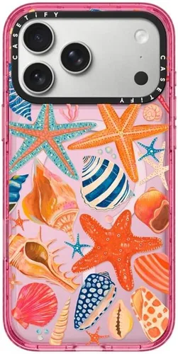 Vista 94 de CASETiFY Impact iPhone Air Case [Delgada/Compatible con Magsafe / 8.2 ft. Protección contra Caídas de Grado Militar 4X] - Lazos - Rosa Arcos