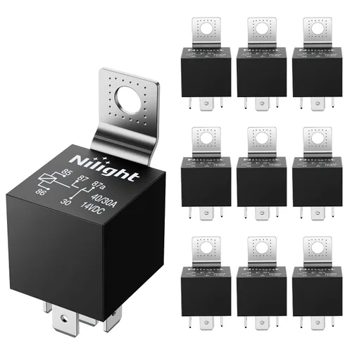 Vista 10 de Nilight 4 piezas relé intermitente ajustable de 2 pines, relé intermitente electrónico, 12V, corrige la señal de giro de motocicleta e intermitente