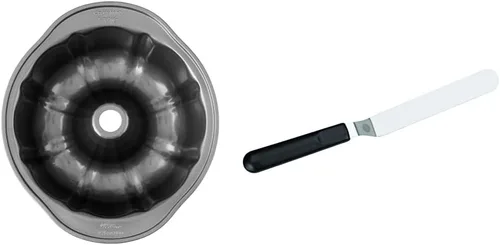 Vista 10 de Wilton Molde para pasteles de tubo acanalado redondo de acero de 9 pulgadas, antiadherente, 12 tazas, negro