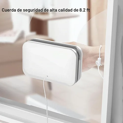 Vista 9 de Limpiador magnético de ventanas de doble cara, mango grande, herramienta de limpieza de ventanas de plástico de alta resistencia para gafas de 3 a