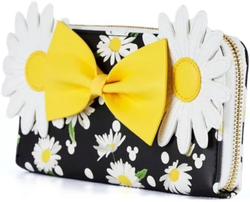 Vista 3 de Loungefly Disney Minnie Mouse Daises Ziparound Wallet