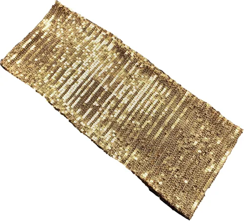 Vista 5 de Bandas de lentejuelas de alta elasticidad para decoración de fiestas de boda, bandas suaves, lazos de lentejuelas brillantes para decoración