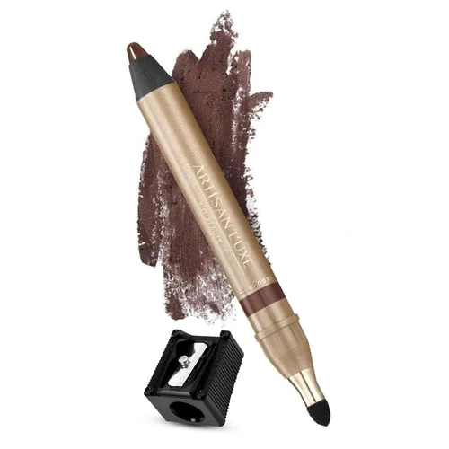 Vista 12 de Artisan L'uxe Beauty Lápiz delineador de ojos jumbo de terciopelo Smokey Eyes en 3 minutos a prueba de agua, manchas y de larga duración con aceites