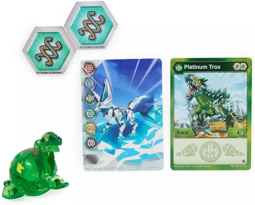 Vista 2 de Bakugan Evolutions 2022 Platinum Series Ventus Neo Trox fundido a presión