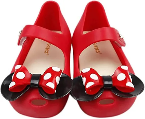 Vista 2 de iFANS - Sandalias de princesa para niñas, diseño de lunares