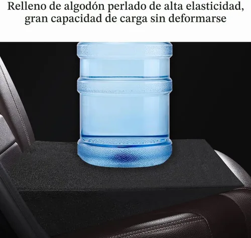 Vista 4 de Cojín de cuña para asiento de coche, cómodo cojín de espuma ergonómico con diseño en ángulo, almohadilla de asiento para coche, cojín de apoyo
