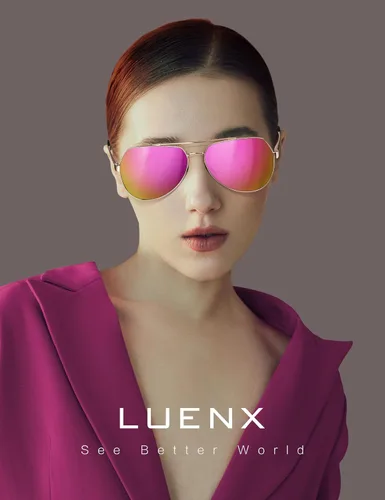 Vista 5 de Lentes para aviador Luenx polarizados, para hombres y mujeres, con armazón de metal grande, protección UV 400