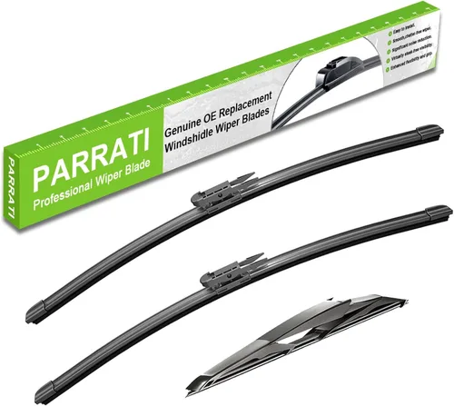 Vista 10 de PARRATI® - Limpiaparabrisas de repuesto de alto rendimiento con escobillas para parte trasera, para Jeep Wrangler 2007-2017 y Wrangler JK 2018