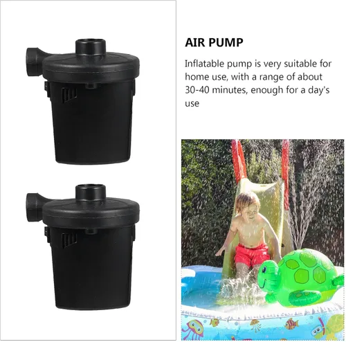 Vista 7 de Sosoport Bomba de aire eléctrica portátil recargable por USB, inflador compacto para flotadores de piscina, colchones de aire, inflado rápido