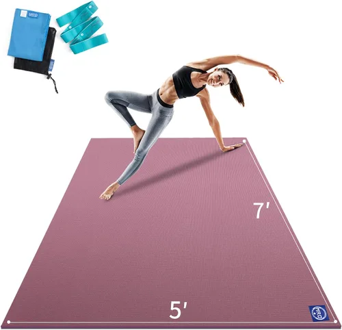 Vista 9 de MRO Extra Large Yoga Mat, 12'x6'/9'x6'/7'x5'/6'x4' (9MM)