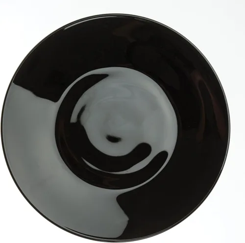 Vista 5 de Patrón simple y simple – Plato para pan/ensalada/cena – Mosser Glass (6 pulgadas, frambuesa negra)