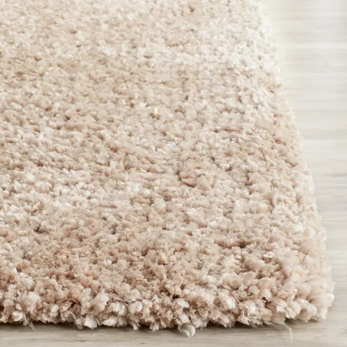 Vista 5 de SAFAVIEH Popcorn Shag Collection - Alfombra decorativa, 2 x 3 pies, beige, hecha a mano, 1.8 pulgadas de grosor, ideal para zonas de alto tráfico