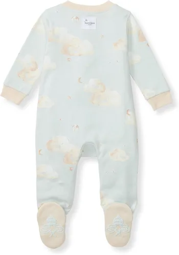 Vista 2 de Burt's Bees Baby - Pijama de una pieza para bebé, mameluco para dormir y jugar, algodón 100% orgánico, cremallera frontal