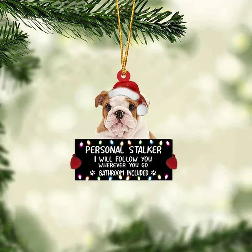 Vista 13 de Alaskan Malamute - Adorno colgante de coche para acechar personalmente, adorno de acrílico con nombre personalizado para perro, adorno de Navidad