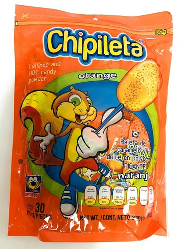 Vista 2 de Chipoleta Mix Lollipop y caramelo caliente en polvo