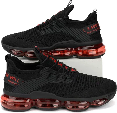Vista 6 de Kapsen Mens Running Shoes Air Cushion Tennis Walking Sneakers Casual Sport Gym Jogging