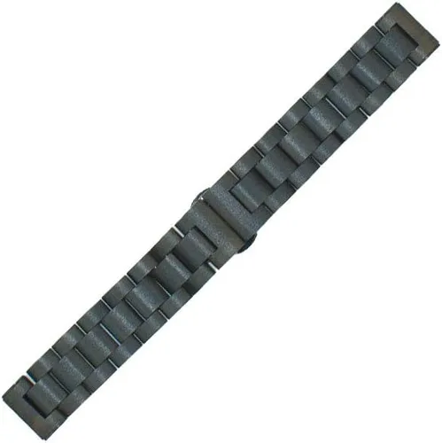 Vista 6 de Correa de 0.78 pulgadas compatible con Samsung Galaxy Watch/Gear S2 S3/Active/Active 2, correa de acero inoxidable de madera natural para Samsung