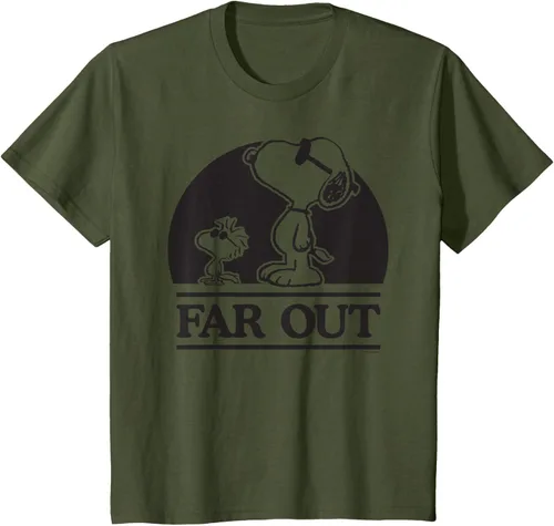 Vista 8 de Peanuts Woodstock 50th Anniversary Far Out Snoopy - Camiseta Blanco